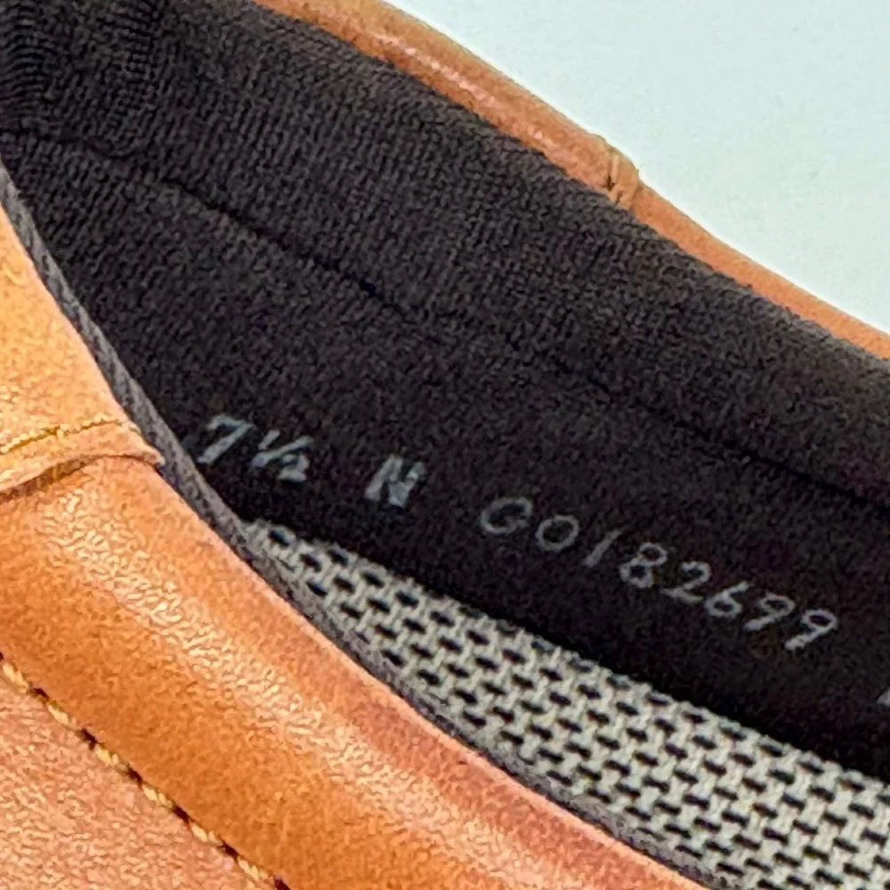 SAS Roamer Women's Cognac Brown Leather Mary Jane Comfort Walking‎ Shoes 7.5 N